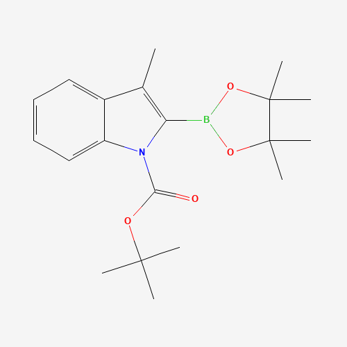 tert-butyl 3-methyl-2-(4,4,5,5-tetramethyl-1,3,2-dioxaborolan-2-yl)indole-1-carboxylate (CAS: 869852-13-1) - Related Chemical Product