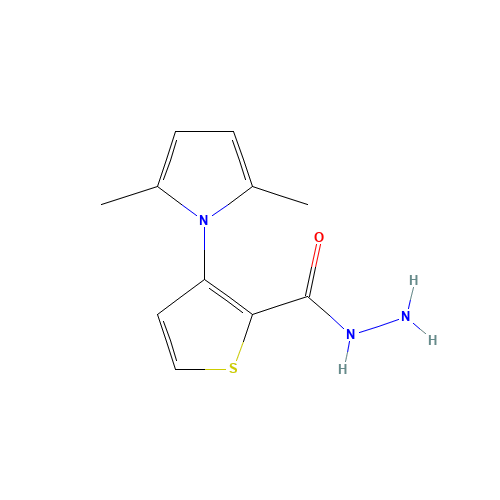 3-(2,5-dimethylpyrrol-1-yl)thiophene-2-carbohydrazide (CAS: 666724-62-5) - Related Chemical Product