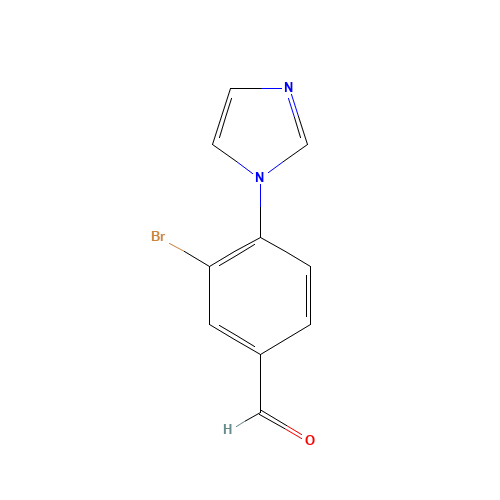 3-bromo-4-imidazol-1-ylbenzaldehyde (CAS: 861932-08-3) - Related Chemical Product