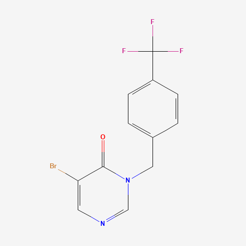 5-bromo-3-[[4-(trifluoromethyl)phenyl]methyl]pyrimidin-4-one (CAS: 960298-33-3) - Related Chemical Product