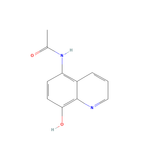 N-(8-hydroxyquinolin-5-yl)acetamide (CAS: 65618-64-6) - Chemical Structure and Molecular Formula 