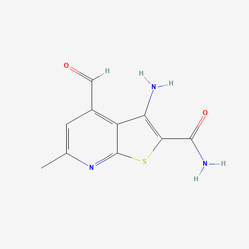 3-amino-4-formyl-6-methylthieno[2,3-b]pyridine-2-carboxamide (CAS: 635731-95-2) - Related Chemical Product