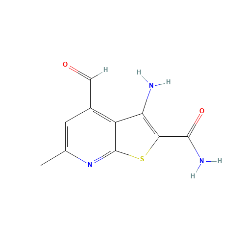 3-amino-4-formyl-6-methylthieno[2,3-b]pyridine-2-carboxamide (CAS: 635731-95-2) - Related Chemical Product