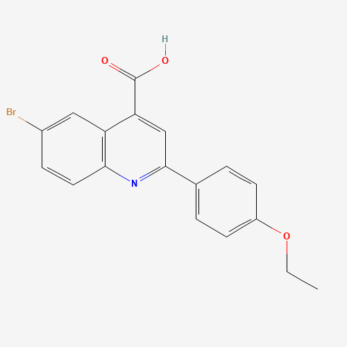 6-bromo-2-(4-ethoxyphenyl)quinoline-4-carboxylic acid (CAS: 351001-28-0) - Related Chemical Product