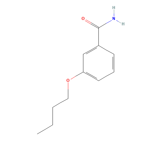 3-butoxybenzamide (CAS: 172462-92-9) - Chemical Structure and Molecular Formula 