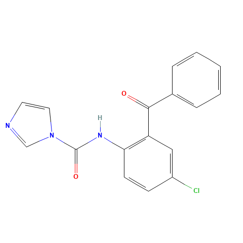 N-(2-benzoyl-4-chlorophenyl)imidazole-1-carboxamide (CAS: 150878-28-7) - Related Chemical Product