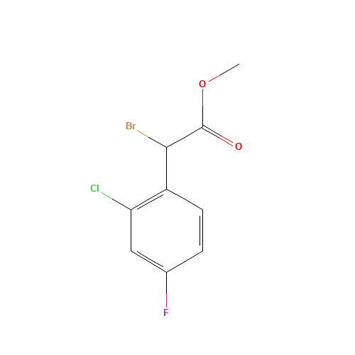 methyl 2-bromo-2-(2-chloro-4-fluorophenyl)acetate (CAS: 1389326-19-5) - Related Chemical Product