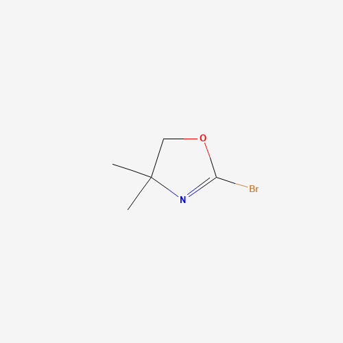 2-bromo-4,4-dimethyl-5H-1,3-oxazole (CAS: 458525-55-8) - Chemical Structure and Molecular Formula 