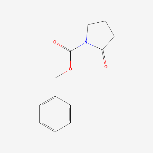 benzyl 2-oxopyrrolidine-1-carboxylate (CAS: 14468-80-5) - Chemical Structure and Molecular Formula 