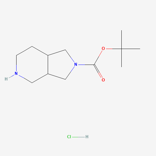 tert-butyl 1,3,3a,4,5,6,7,7a-octahydropyrrolo[3,4-c]pyridine-2-carboxylate;hydrochloride (CAS: 1220039-69-9) - Related Chemical Product