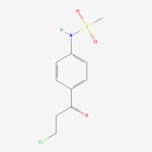 N-[4-(3-chloropropanoyl)phenyl]methanesulfonamide (CAS: 107037-71-8) - Related Chemical Product