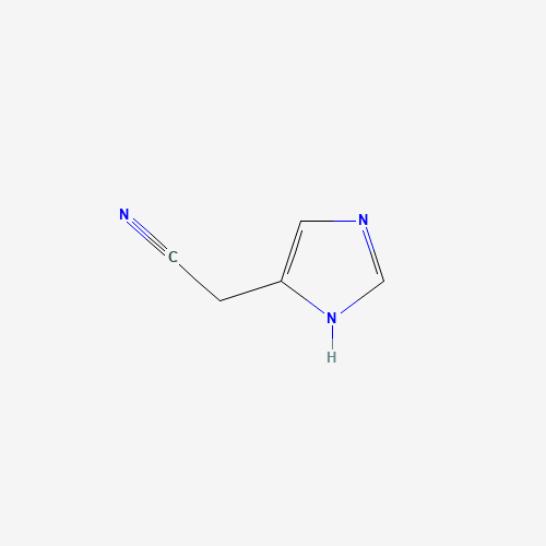 2-(1H-imidazol-5-yl)acetonitrile (CAS: 18502-05-1) - Chemical Structure and Molecular Formula 
