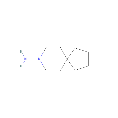 8-azaspiro[4.5]decan-8-amine (CAS: 784115-83-9) - Chemical Structure and Molecular Formula 