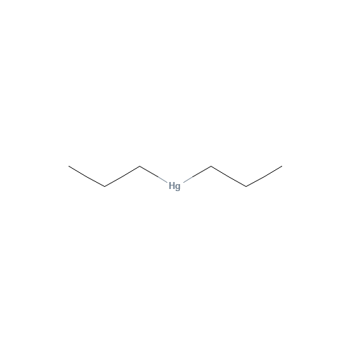 dipropylmercury (CAS: 628-85-3) - Chemical Structure and Molecular Formula 