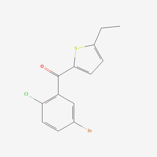 (5-bromo-2-chlorophenyl)-(5-ethylthiophen-2-yl)methanone (CAS: 842135-04-0) - Related Chemical Product