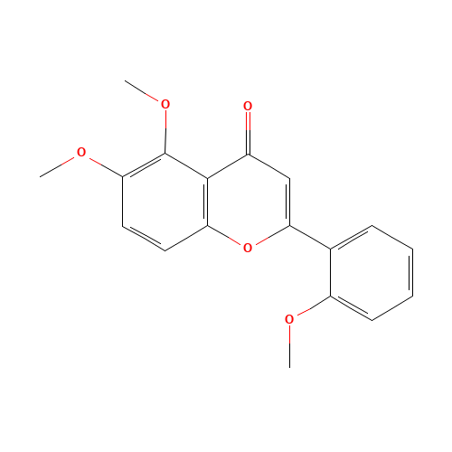 5,6-dimethoxy-2-(2-methoxyphenyl)chromen-4-one (CAS: 16266-97-0) - Related Chemical Product