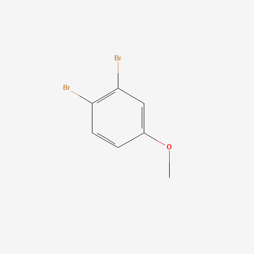 1,2-dibromo-4-methoxybenzene (CAS: 62415-74-1) - Chemical Structure and Molecular Formula 