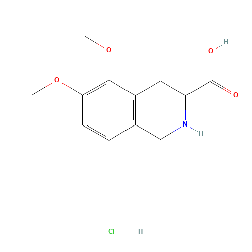 5,6-dimethoxy-1,2,3,4-tetrahydroisoquinoline-3-carboxylic acid;hydrochloride (CAS: 77141-34-5) - Related Chemical Product