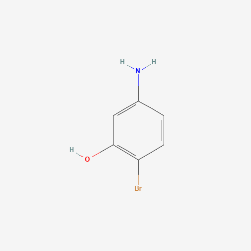 5-amino-2-bromophenol (CAS: 55120-56-4) - Chemical Structure and Molecular Formula 