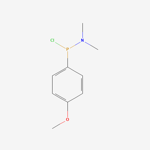 N-[chloro-(4-methoxyphenyl)phosphanyl]-N-methylmethanamine (CAS: 156814-16-3) - Related Chemical Product