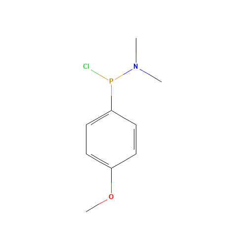N-[chloro-(4-methoxyphenyl)phosphanyl]-N-methylmethanamine (CAS: 156814-16-3) - Related Chemical Product