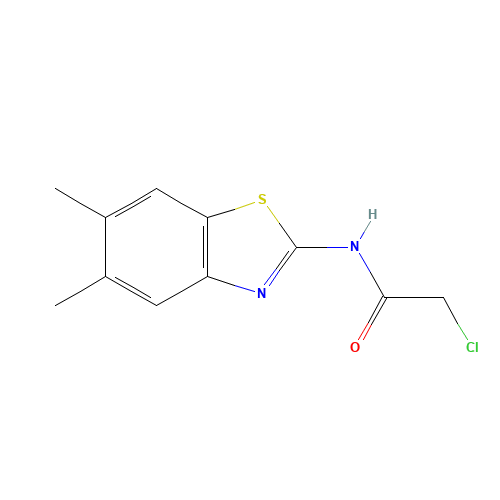 2-chloro-N-(5,6-dimethyl-1,3-benzothiazol-2-yl)acetamide (CAS: 26447-74-5) - Related Chemical Product