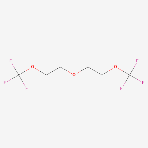 1-(trifluoromethoxy)-2-[2-(trifluoromethoxy)ethoxy]ethane (CAS: 329710-73-8) - Chemical Structure and Molecular Formula 
