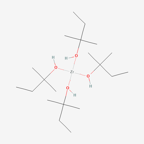 2-methylbutan-2-ol;zirconium (CAS: 24675-20-5) - Chemical Structure and Molecular Formula 