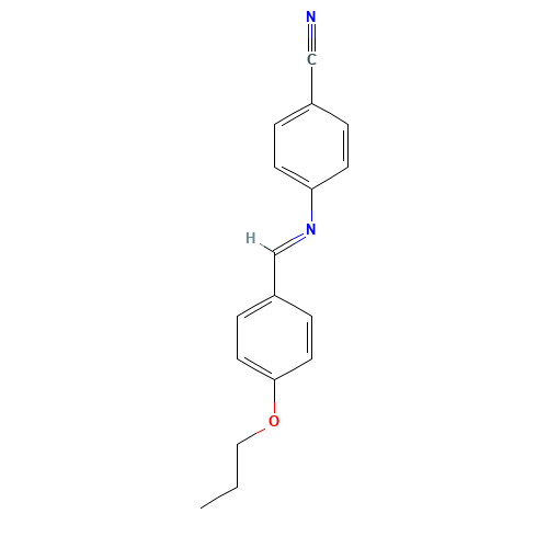 4-[(4-propoxyphenyl)methylideneamino]benzonitrile (CAS: 53764-56-0) - Related Chemical Product