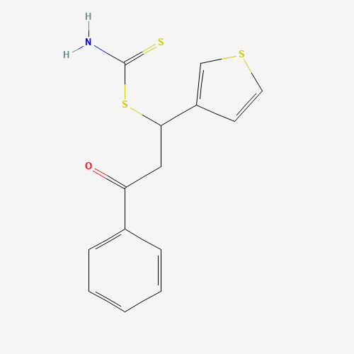 (3-oxo-3-phenyl-1-thiophen-3-ylpropyl) carbamodithioate (CAS: 286366-70-9) - Related Chemical Product