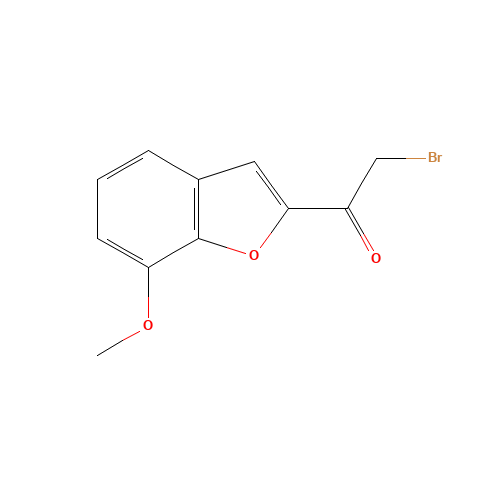 2-bromo-1-(7-methoxy-1-benzofuran-2-yl)ethanone (CAS: 1210038-76-8) - Related Chemical Product