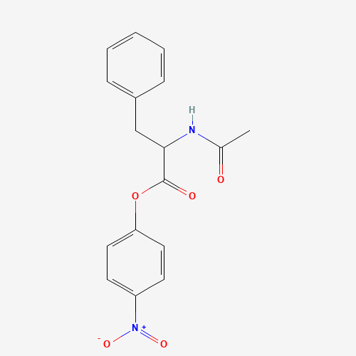 (4-nitrophenyl) 2-acetamido-3-phenylpropanoate (CAS: 38806-34-7) - Chemical Structure and Molecular Formula 
