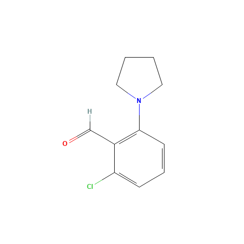 2-chloro-6-pyrrolidin-1-ylbenzaldehyde (CAS: 110405-86-2) - Related Chemical Product