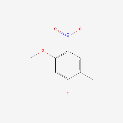 1-fluoro-5-methoxy-2-methyl-4-nitrobenzene (CAS: 314298-13-0) - Chemical Structure and Molecular Formula 