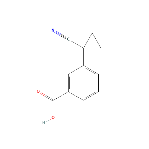 3-(1-cyanocyclopropyl)benzoic acid (CAS: 884001-11-0) - Related Chemical Product