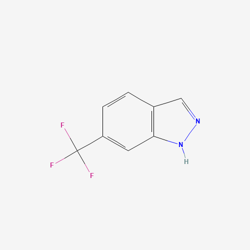 6-(trifluoromethyl)-1H-indazole (CAS: 954239-22-6) - Chemical Structure and Molecular Formula 