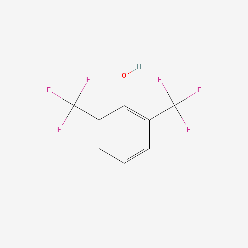 2,6-bis(trifluoromethyl)phenol (CAS: 46377-35-9) - Chemical Structure and Molecular Formula 