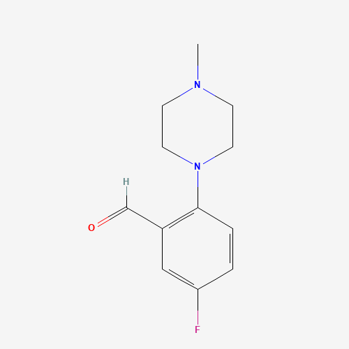 5-fluoro-2-(4-methylpiperazin-1-yl)benzaldehyde (CAS: 865203-77-6) - Related Chemical Product