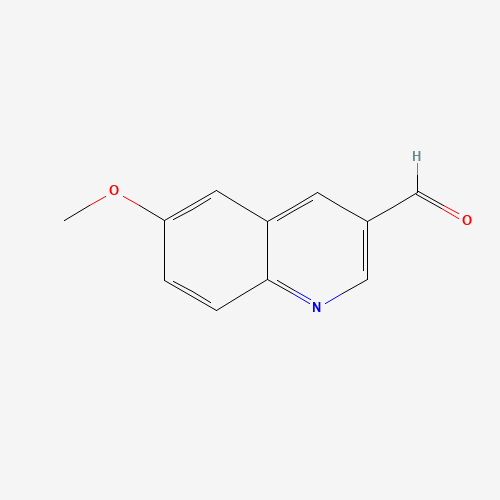 6-methoxyquinoline-3-carbaldehyde (CAS: 13669-60-8) - Chemical Structure and Molecular Formula 