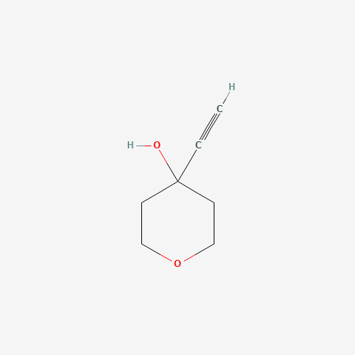 4-ethynyloxan-4-ol (CAS: 57385-16-7) - Chemical Structure and Molecular Formula 