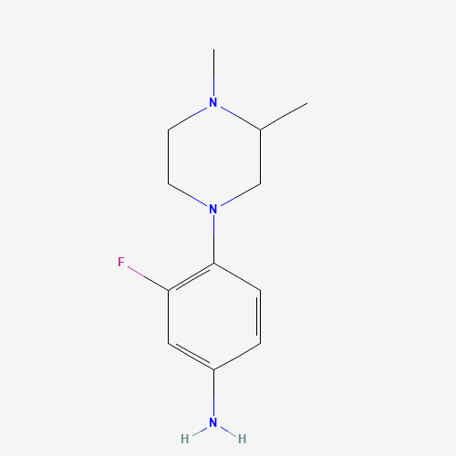 4-(3,4-dimethylpiperazin-1-yl)-3-fluoroaniline (CAS: 837421-27-9) - Related Chemical Product