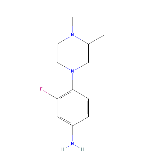 4-(3,4-dimethylpiperazin-1-yl)-3-fluoroaniline (CAS: 837421-27-9) - Related Chemical Product