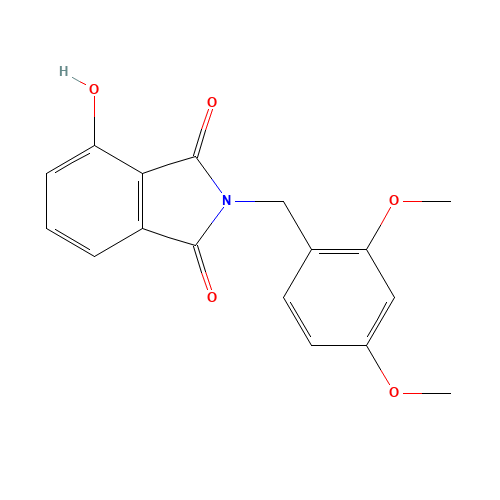 2-[(2,4-dimethoxyphenyl)methyl]-4-hydroxyisoindole-1,3-dione (CAS: 912999-90-7) - Related Chemical Product