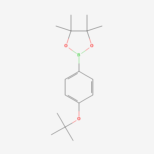 4,4,5,5-tetramethyl-2-[4-[(2-methylpropan-2-yl)oxy]phenyl]-1,3,2-dioxaborolane (CAS: 938063-51-5) - Related Chemical Product