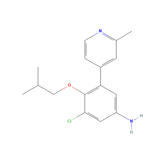 3-chloro-4-(2-methylpropoxy)-5-(2-methylpyridin-4-yl)aniline (CAS: 1426806-65-6) - Related Chemical Product