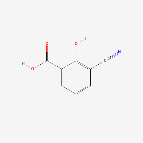 3-cyano-2-hydroxybenzoic acid (CAS: 67127-84-8) - Chemical Structure and Molecular Formula 