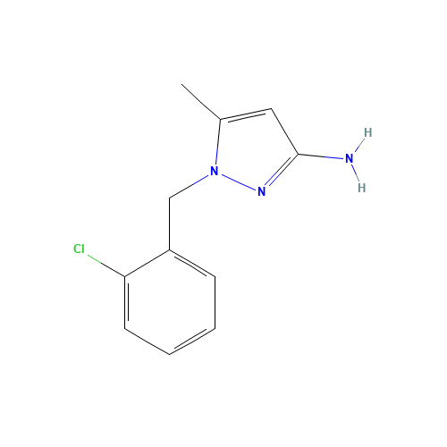 1-[(2-chlorophenyl)methyl]-5-methylpyrazol-3-amine (CAS: 925607-55-2) - Related Chemical Product