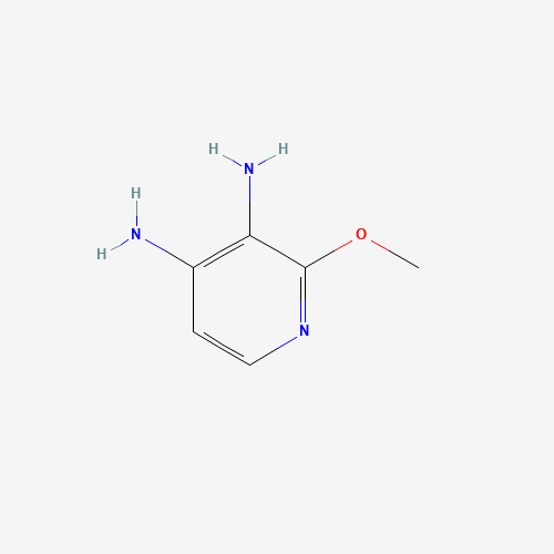 2-methoxypyridine-3,4-diamine (CAS: 33631-04-8) - Chemical Structure and Molecular Formula 