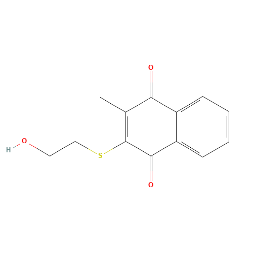 2-(2-hydroxyethylsulfanyl)-3-methylnaphthalene-1,4-dione (CAS: 59147-84-1) - Related Chemical Product