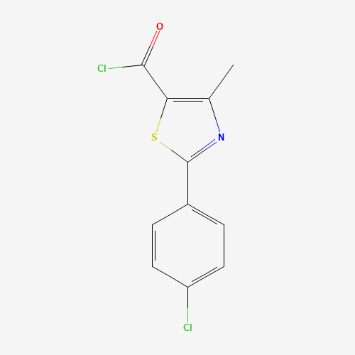 2-(4-chlorophenyl)-4-methyl-1,3-thiazole-5-carbonyl chloride (CAS: 54001-22-8) - Related Chemical Product